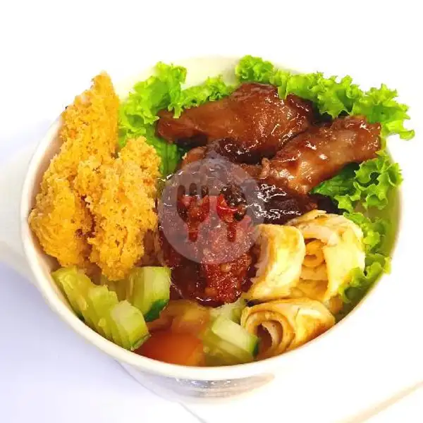 ( 800ml ) Rice Bowl ,Ayam Madu | ECO  KITCHEN Jln Tukad Melangit