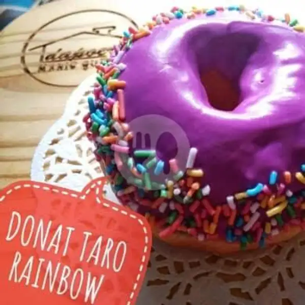 Donut Kentang Taro Rainbow | Neng Donut