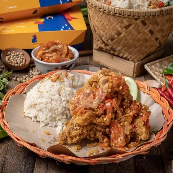 Paket Nasi Liwet Ayam Krispi | Ikan Ayam Geprek Kanayam, Depok