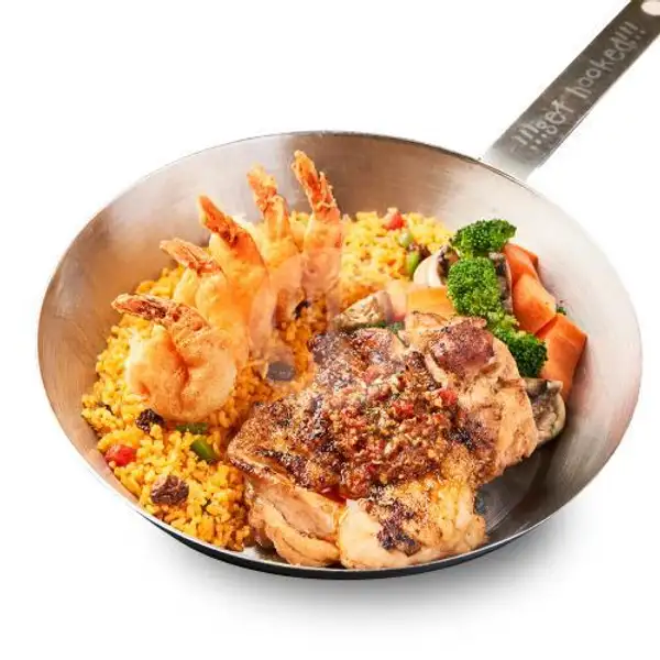 Grilled Chicken Peri-Peri x Prawn Fritters | Fish & Co., Summarecon Mall Bekasi