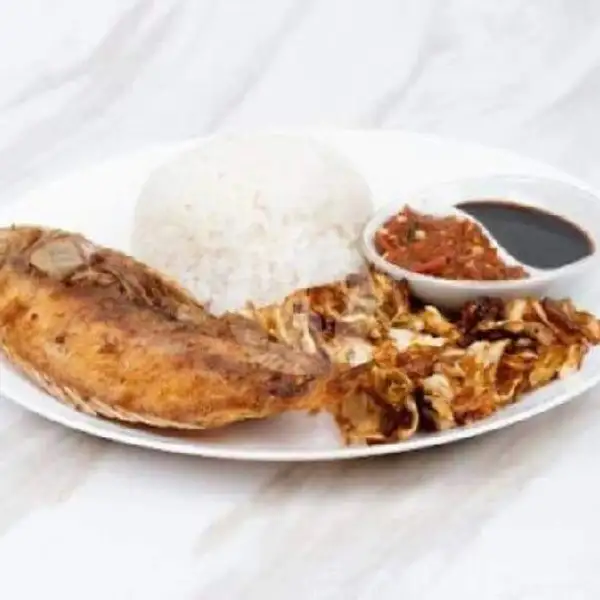 Nasi + Ikan Nila Goreng Lalapan | Ayam Penyet Ghania, Pandan 5