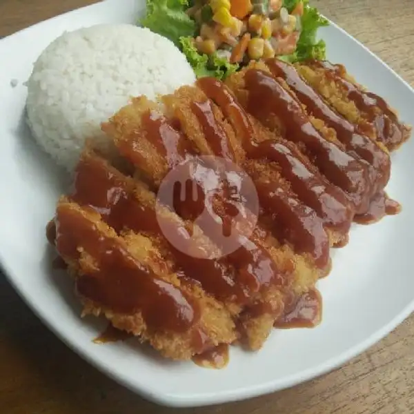 Chicken Katsu BBQ + Nasi + Minuman | Bentoku, Terusan Babakan Jeruk 1