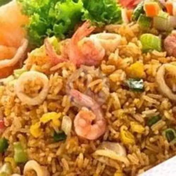 Nasi Goreng Seafood + Free  Teh | Anglo Wei Seafood, Kedungtarukan Wetan