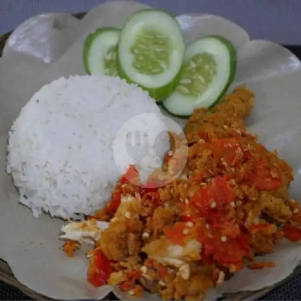 Nasi Ayam Geprek  Free Es Teh | makanan cemilan BDL