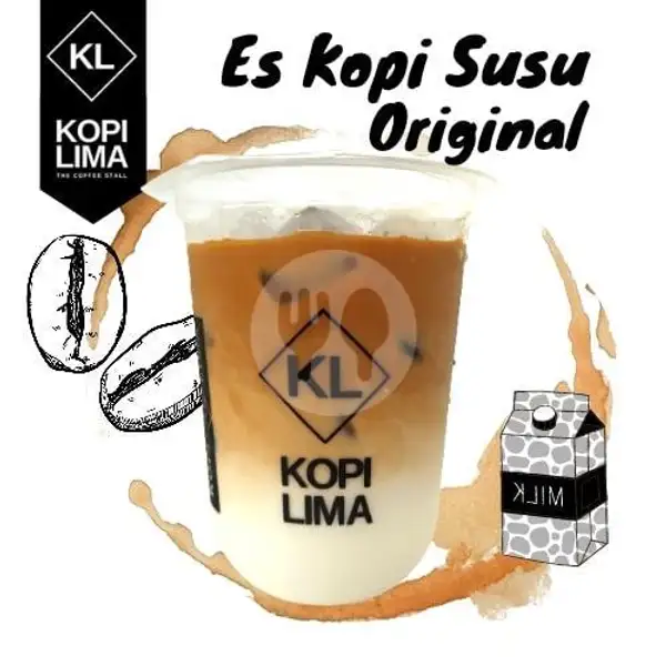 Es Kopi susu original | Kopi Lima, Lowokwaru