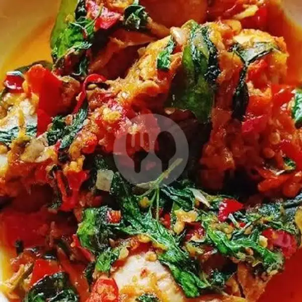 Sego Ayam Pedas Kemangi +  Es Teh | Nii Pawon, Ikan Tawes