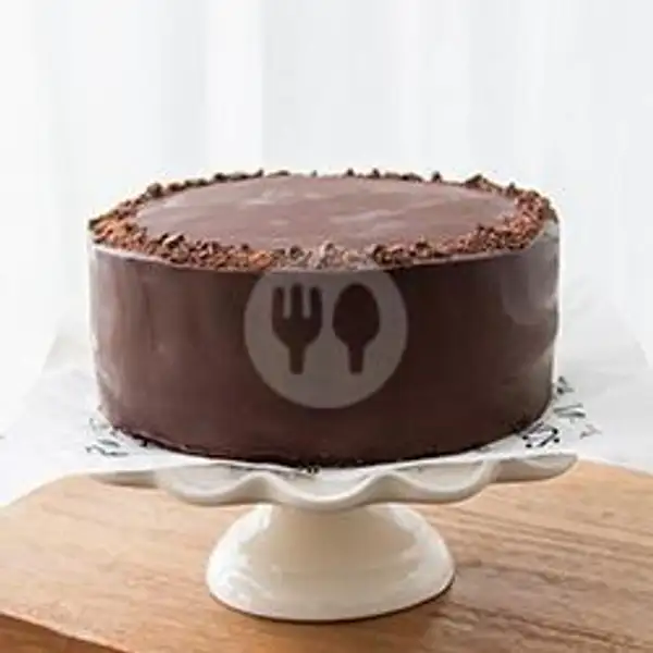 Dark Chocolate Cake (whole) | Anchor Cafe & Roastery, Dermaga Sukajadi