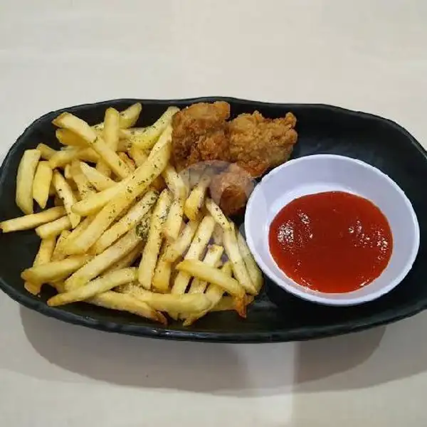 Kentang Goreng Chicken Karage | Salky Bento