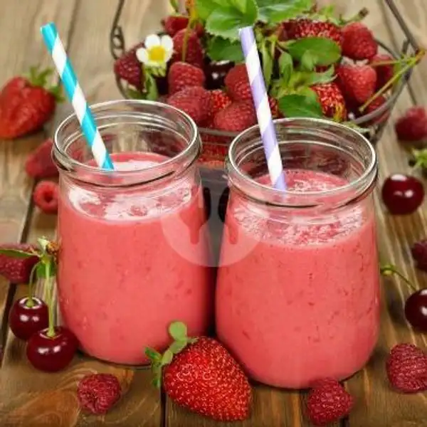 Jus Strawberry | Dv3 Geprek Penyetan Juice, Tandes