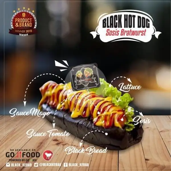 Black Hot Dog | Black Kebab, Seturan