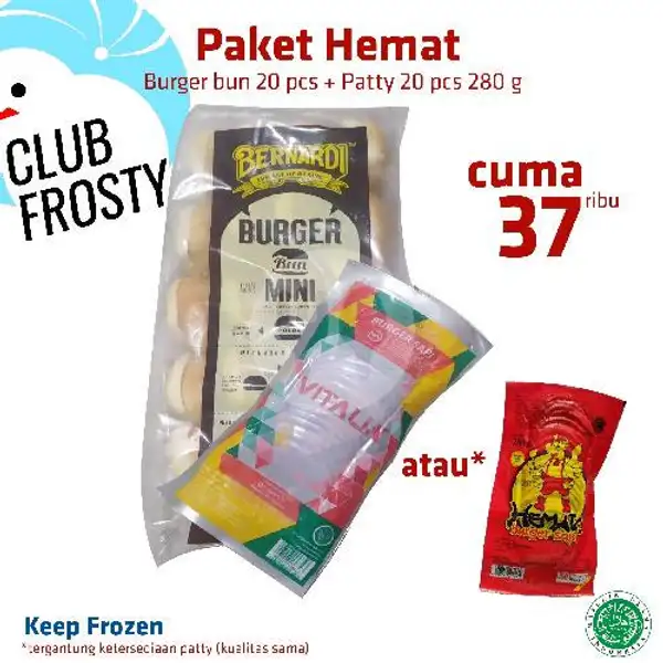 Paket Burger Dan Patty | Club Frosty, Karawaci