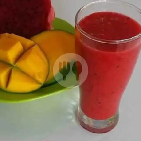 Mixs Juice Mangga +buah Naga | ARISA  FRUIT JUICE