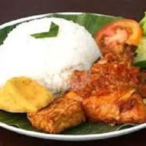 Nasi Ayam Goreng Penyet | Ayam Kremes Suharti, Ciledug