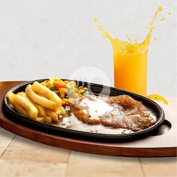 Promo Extra Payday BUY Sirloin Steak FREE Orange Juice | Fiesta Steak, Mal Grand Indonesia