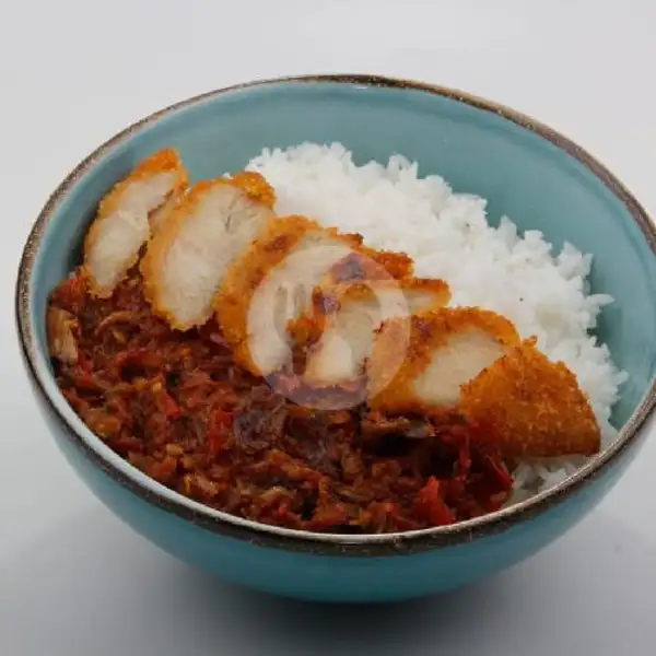 Nasi Katsu Sambal Merah | Asaka, Kedungdoro