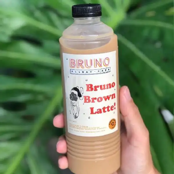 Bottled Bruno Brown Latte (500ml) | Bruno Allday Cafe, Denpasar