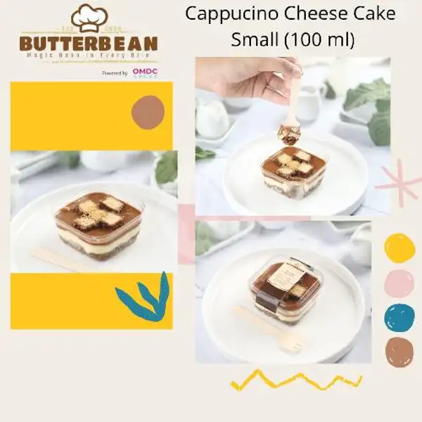 Dessert Box Cappucino Cheese Small (100 ml) | Butterbean Cake Patisserie