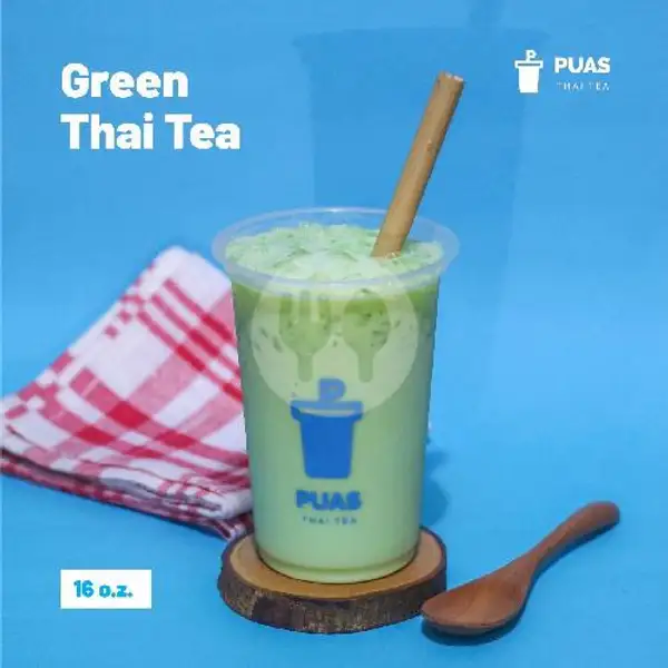 Green Thaitea Cup Medium | Puas Thai Tea, Denpasar