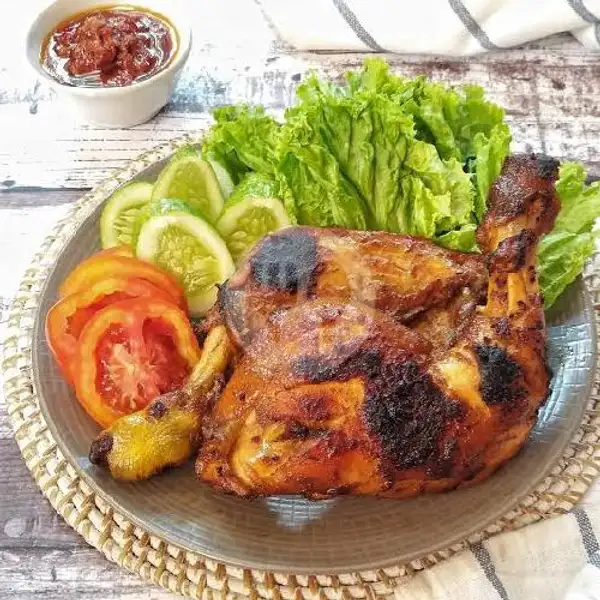 Ayam Bakar + Sambal | Teh Poci, Nasi Sarden, Ayam Goreng, Alesha Food and Drink, BOJONGSOANG