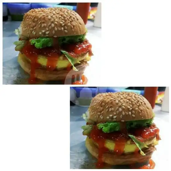 Burger Ayam Hemat Ber-2 | Home Burger 