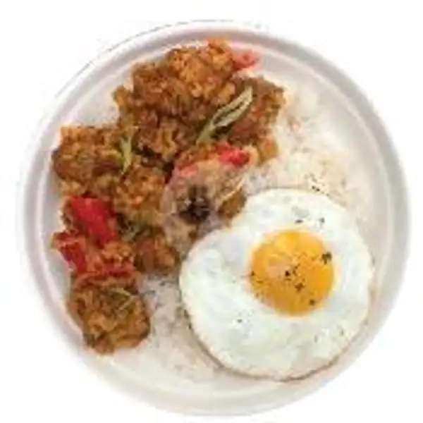 Salted Egg Chicken Ricebowl | Bruno Allday Cafe, Denpasar