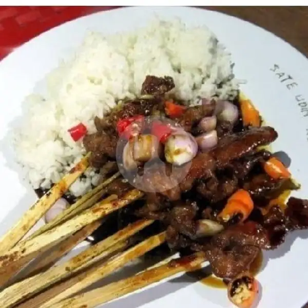 Sate Kambing+Nasi | Sate Ayam Dan Kambing Cak Roni, Karet Pasar Baru Timur