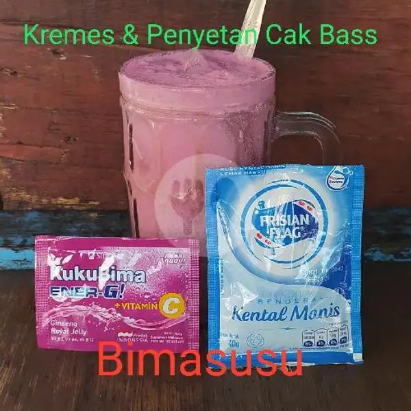 Bima susu | Kremes & Penyetan Cak Bass, Gubeng
