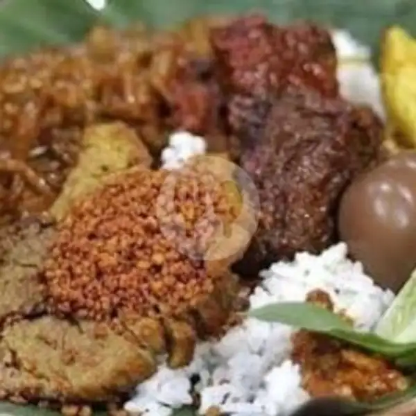 Nasi Empal+Telor Bali 1 | Spesial Nasi Pecel Mix Max