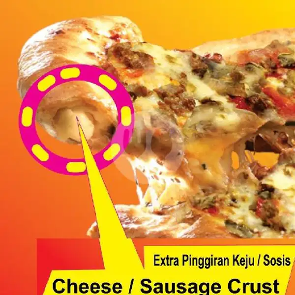 Sausage Crust (S) | Sicilian Pizza, Tiara Dewata Supermarket