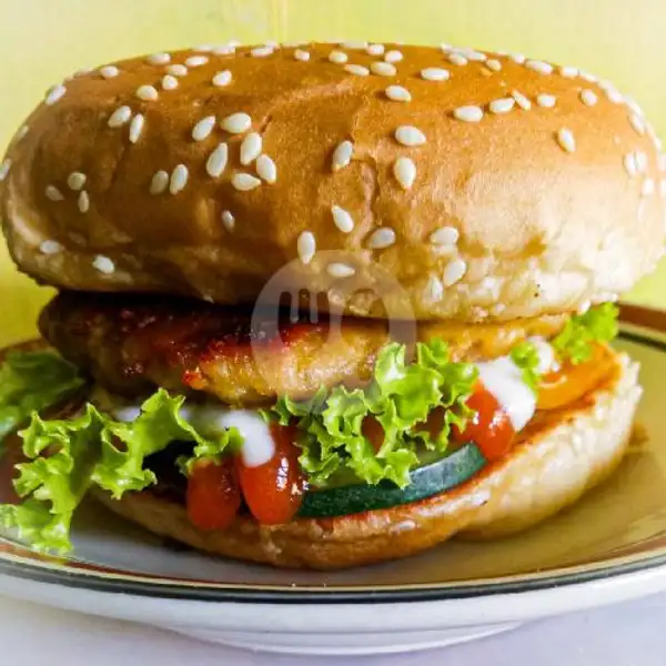 Chiken Burger Original | L Kitchen, Kutu Asem Rt 01 Rw 16, Sinduadi, Mlati, Sleman