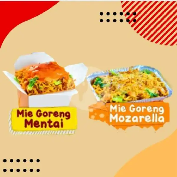 Mie Goreng Mentai + Mie Goreng Mozzarela | Mie Kekinian
