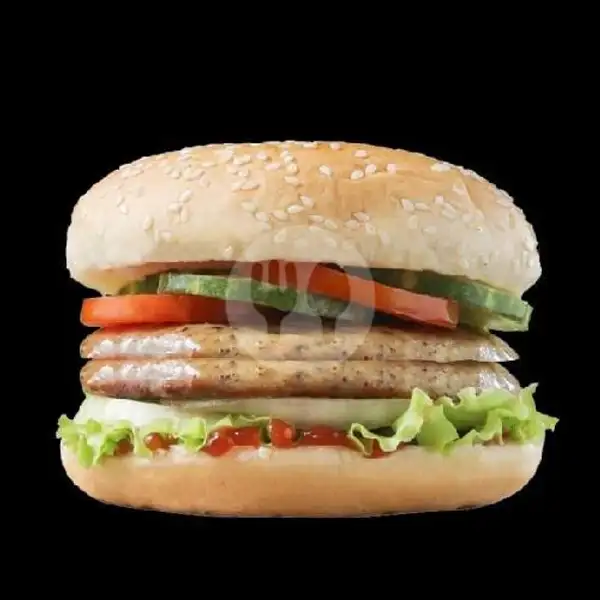 Burger Beef Double Premium | Kebab Yasmin, Kampung Melayu