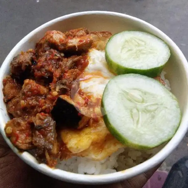 Nasi Tongkol Balado | Rice Egg Chabin, Harjamukti