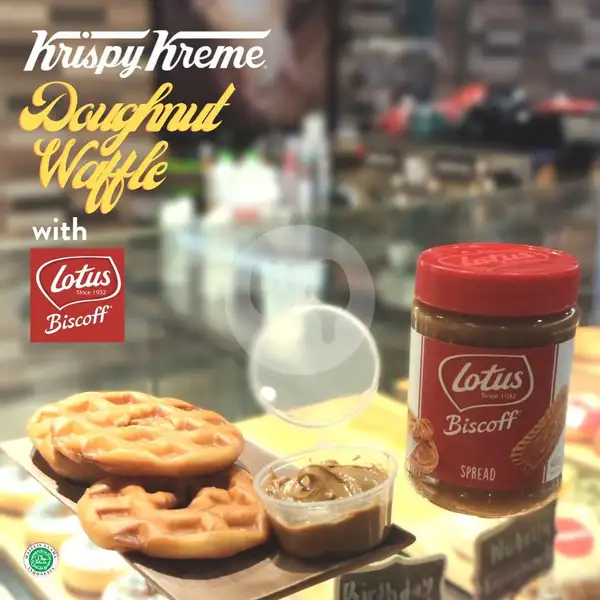 Doffle with Lotus Biscoff | Krispy Kreme, Summarecon Mall Bekasi