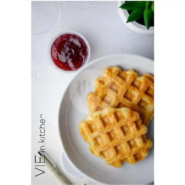 Croffle Manis (2pcs) + Blueberry jam | Vie.in.kitchen Cookies & Snack , TKI