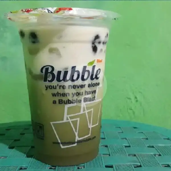 Green Tea Bubble Drink | Saung Singgah Ma Iis, Kedawung