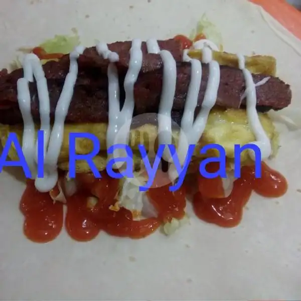 Kebab Premium Beef Plus Egg Tidak Pedas | Black Burger Dan Kebab Al Rayyan, Bulak
