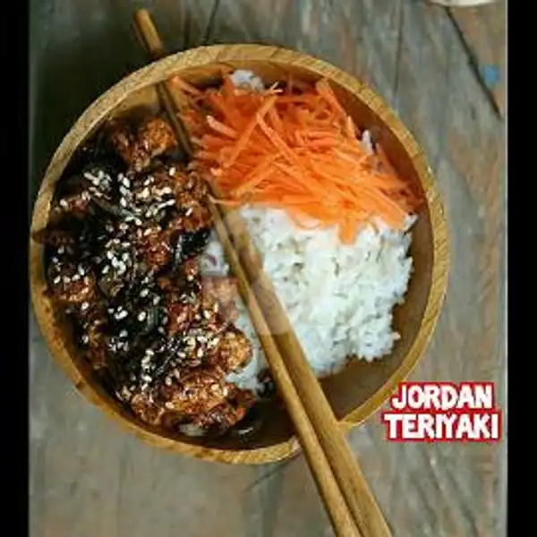 Jordan Chicken Teriyaki Free Rice + Salad + Ice Tea | Ayam Geprek Jordan Full Pack, Kebo Iwa