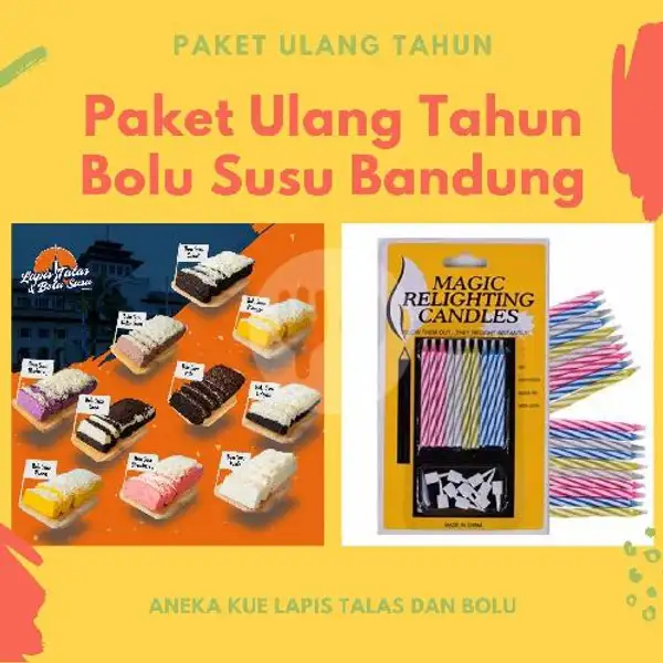 Paket Ulang Tahun Bolu Susu Bandung | Kue Lapis Talas Dan Bolu, Pekayon