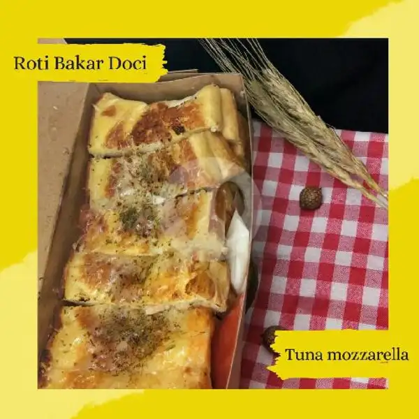 Roti Bakar Tuna Mozzarella | Roti Bakar Doci