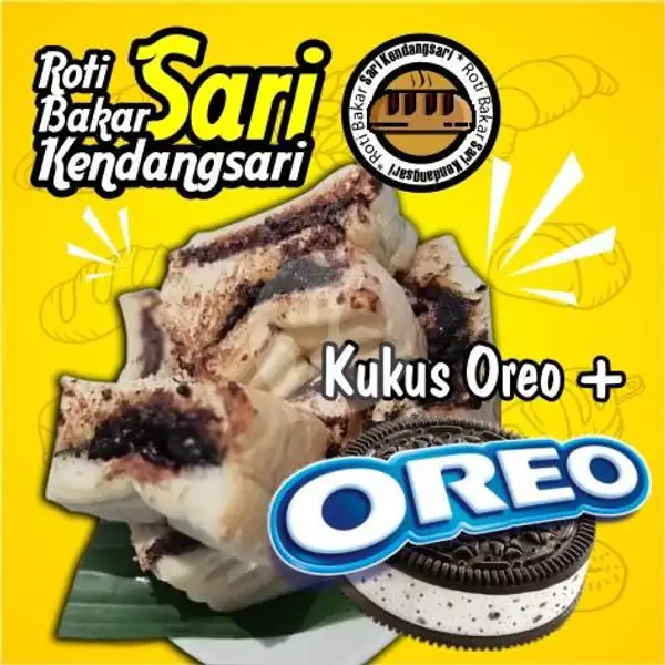 Kukus Oreo Mix Coklat + | Roti Bakar Sari Kendangsari, Kendangsari