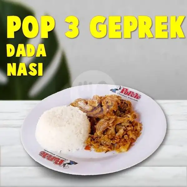 Pop 3 Geprek | Popeye Chicken Express, Nologaten