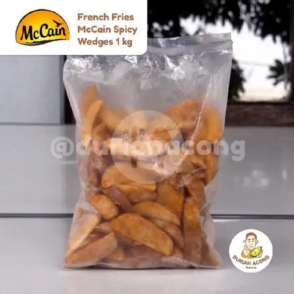 French Fries McCain Spicy Wedges 800gram | Durian Acong