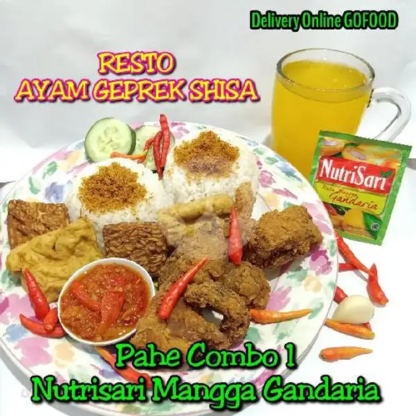 PAHE COMBO 1 Nutrisari Mangga Gandaria | Ayam Geprek Shisa, Dukuh Kupang
