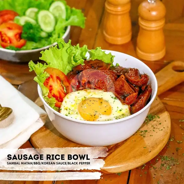Sausage Rice Bowl Korean Sauce | Coffee Toffee, Gasibu