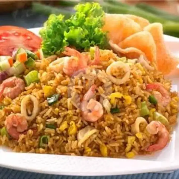 Nasi Goreng Seafood | Soup Ikan 66 Golden King Foodcourt, Bengkong