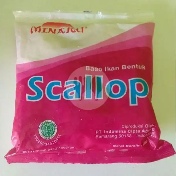 Scallop Minaku 200gr | Frozen Food Iswantv, Lowokwaru