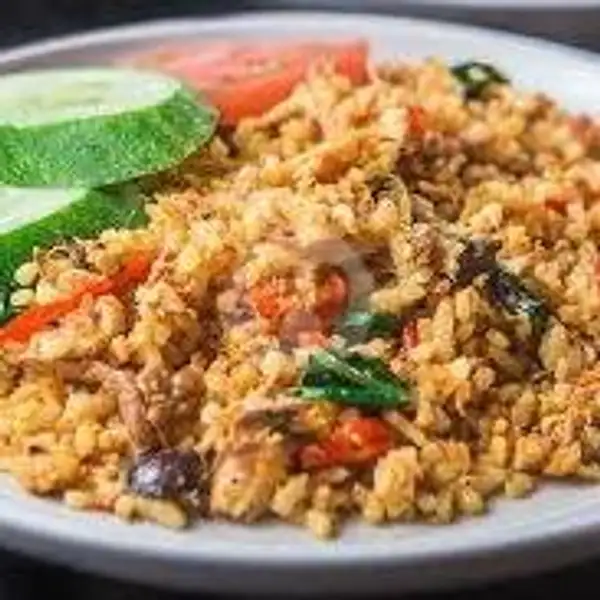 Nasi Goreng + Teh Es | Lontong Riny, Jati Adabiah