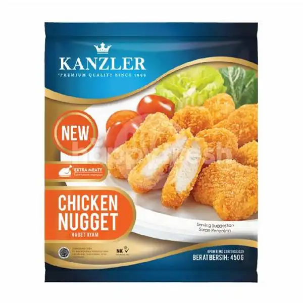 Kanzler Original Chicken Nugget - 450 Gram | Kireii Ice Cream, Setia Kawan