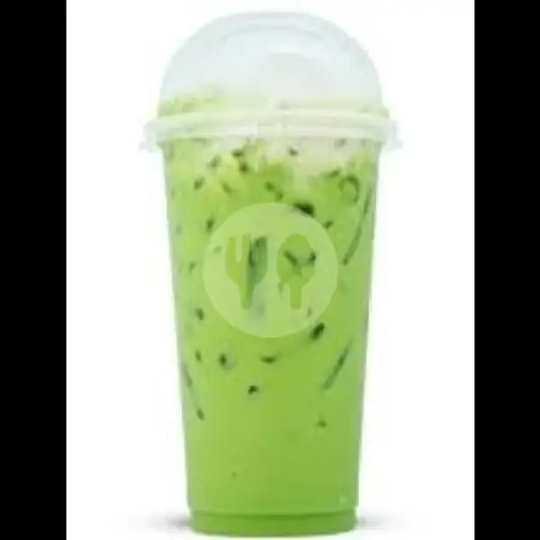 Green Tea Gelas Besar | Geprek Maull